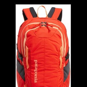 patagonia refugio backpack 28L orange with laptop